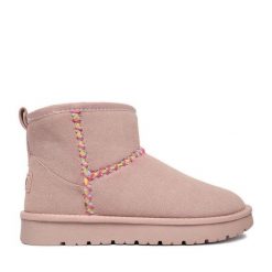 Śniegowce Roxy. Czerwone śniegowce damskie Roxy, bez zapięcia. Za 199.99 zł.