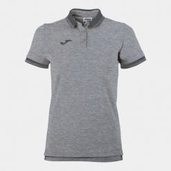 Koszulka polo do tenisa damska Joma Bali II. Szare bluzki damskie Joma, l, bez wzorów, sportowe, bez kołnierzyka, bez ramiączek. W wyprzedaży za 152.40 zł.