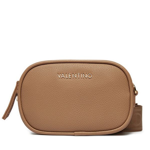 Torebka Valentino. Brązowe listonoszki damskie Valentino, bez wzorów, bez dodatków. Za 319.99 zł.
