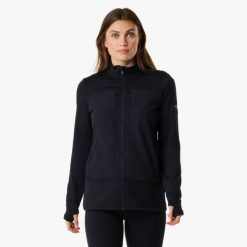 Bluza polarowa Wędrówki damska Swedemount Trondheim Wind Mid Layer Full Zip. Czarne bluzy damskie SWEDEMOUNT, na zimę, bez wzorów, z polaru, sportowe, bez ramiączek, bez kaptura. Za 222.00 zł.