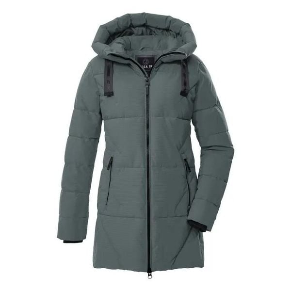 Parka damska z kapturem Killtec GW 30. Czarne parki damskie GIGA DX, m, bez wzorów, z dzianiny, z kapturem. Za 745.25 zł.