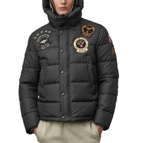 Kurtka BLAUER ACADEMY CARTER Czarny. Czarne kurtki męskie Blauer, bez wzorów, z tkaniny, bez kaptura. Za 1,167.99 zł.