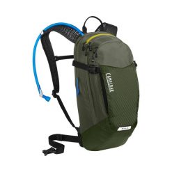 Plecak rowerowy z bukłakiem CamelBak M.U.L.E. 12 - dusty olive. Zielone plecaki damskie CAMELBAK, bez wzorów, sportowe. Za 471.99 zł.