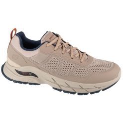 Buty sportowe Sneakersy męskie, Arch Fit Baxter - Pendroy. Brązowe buty sportowe męskie Skechers, bez wzorów, bez zapięcia, trekkingowe. Za 349.99 zł.