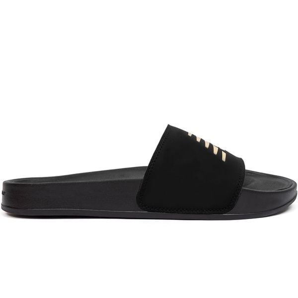 Klapki damskie New Balance SWM200K3 – czarne. Czarne klapki damskie New Balance, na lato, bez wzorów, klasyczne, bez obcasa, bez zapięcia. Za 99.99 zł.