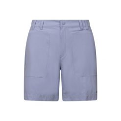 Trespass Montrose - Krótkie spodenki dla kobiet w kolorze chłodnego błękitu. Niebieskie szorty damskie Trespass, bez wzorów, z obniżonym stanem. Za 286.99 zł.