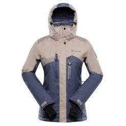 Damska kurtka narciarska Alpine Pro Deara 2. Brązowe kurtki sportowe damskie Alpine Pro, na zimę, bez wzorów, bez ramiączek, bez kaptura, narciarskie. W wyprzedaży za 589.00 zł.
