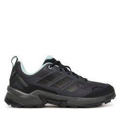 Trekkingi adidas. Czarne obuwie trekkingowe damskie Adidas, bez zapięcia. Za 399.99 zł.