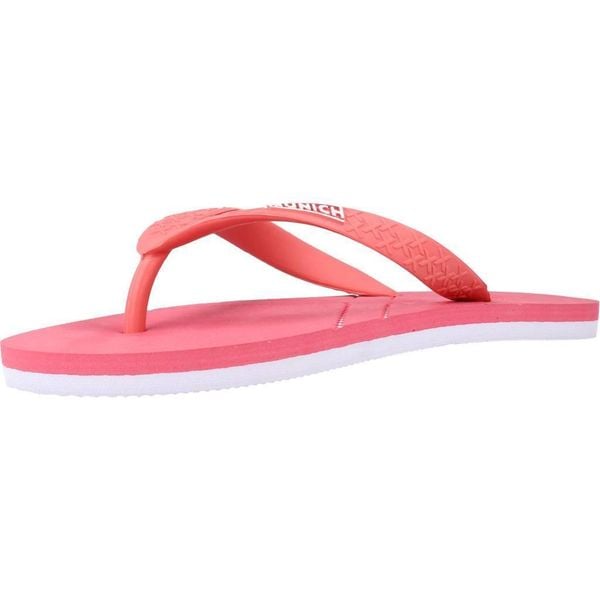 Sandały MUNICH BASIC FLIP FLOP SCALLOP Rose. Czerwone sandały męskie munich, bez wzorów, z gumy, bez zapięcia. Za 70.99 zł.