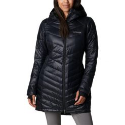 Kurtka zimowa damska Columbia Joy Peak Mid. Czarne kurtki sportowe damskie Columbia, na zimę, s, bez wzorów, bez ramiączek, bez kaptura, trekkingowe. W wyprzedaży za 679.00 zł.