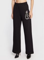 Pinko Spodnie dresowe DIABOLIK Flaviana AI22-23 PKDB 1L109E 8314 Czarny Relaxed Fit. Czarne spodnie dresowe damskie Pinko, bez wzorów, z bawełny. Za 1,039.00 zł.