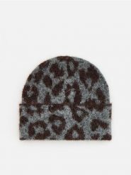 Czapka z domieszką wełny i alpaki - ciemnoszary. Szare czapki damskie Reserved, bez wzorów, z wełny. Za 59.99 zł.