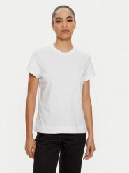 U.S. Polo Assn. T-Shirt WUP0634 Biały Regular Fit. Białe t-shirty damskie U.S. Polo Assn., m, bez wzorów, z bawełny, bez kołnierzyka, bez ramiączek. Za 99.99 zł.