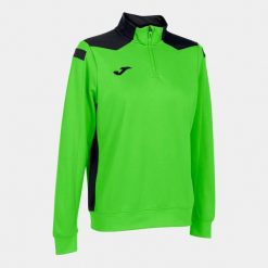 Bluza do piłki nożnej damska Joma Championship VI. Czarne bluzy damskie Joma, xl, bez wzorów, bez ramiączek, bez kaptura. W wyprzedaży za 112.30 zł.