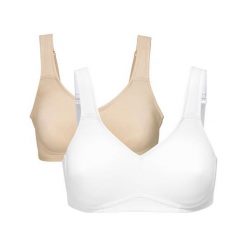 Cellbes Biustonosz 2 Pack beżowy biały female beżowy/biały 75B. Białe bielizna sportowa damska Cellbes, bez wzorów. Za 159.00 zł.