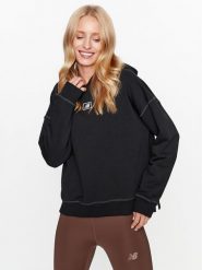 New Balance Bluza Essentials French Terry Hoodie WT33512 Czarny Regular Fit. Czarne bluzy damskie New Balance, m, bez wzorów, z syntetyku, bez ramiączek, bez kaptura. Za 349.99 zł.