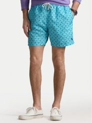 Polo Ralph Lauren Szorty kąpielowe 710963824001 Błękitny Classic Fit. Niebieskie kąpielówki męskie Polo Ralph Lauren, bez wzorów, z syntetyku. Za 309.99 zł.