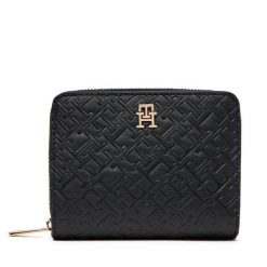 Portfel Tommy Hilfiger. Czarne portfele damskie Tommy Hilfiger. Za 249.99 zł.