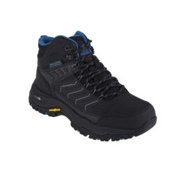 Buty Skechers Trekkings Arch Fit Dawson Raveno, Mężczyźni. Czarne buty sportowe męskie Skechers, bez wzorów, ze skóry, bez zapięcia. Za 376.99 zł.