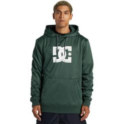 Bluza z kapturem DC Shoes SNOWSTAR - TECHNICAL FLEECE, Mężczyźni. Zielone bluzy męskie DC Shoes, m, bez wzorów, z poliesteru, sportowe, bez ramiączek, z kapturem. Za 490.00 zł.