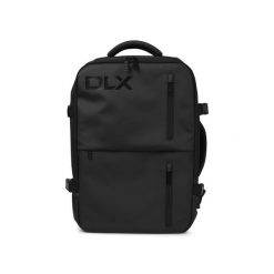 Dlx Volmos - Rozszerzany plecak podróżny Dlx, czarny. Czarne plecaki męskie 2117 OF SWEDEN, bez wzorów, sportowe. W wyprzedaży za 360.95 zł.