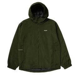 Kurtka turystyczna męska HUF Set Shell. Zielone kurtki męskie HUF, m, bez wzorów, z nylonu, sportowe, z kapturem. W wyprzedaży za 416.00 zł.