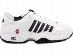 Tennis shoes for men K-SWISS DEFIER RS white/black EU42,5. Białe buty sportowe męskie K-SWISS, bez wzorów, bez zapięcia. Za 759.99 zł.