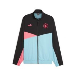 Kurtka z dresu Manchester City 2023/24. Czarne kurtki męskie Puma, m, bez wzorów, z dresówki, bez kaptura. Za 292.50 zł.