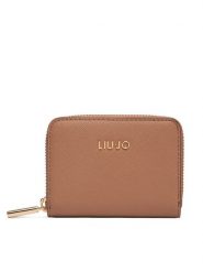 Liu Jo Portfel S Zip Around AA5169 E0087 Brązowy. Brązowe portfele damskie Liu Jo, ze skóry. Za 159.99 zł.