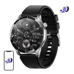 Smartwatch Blitzwolf BW-EP10 (srebrny). Szare, cyfrowe zegarki smartwatch BlitzWolf, z aplikacjami, z materiału. Za 115.00 zł.