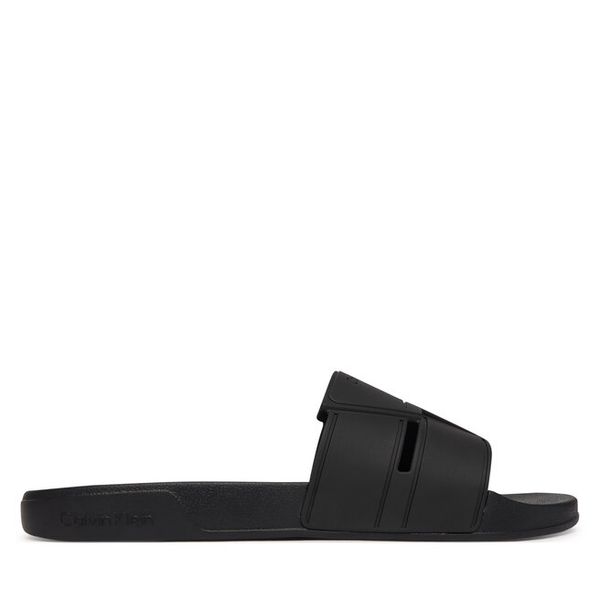 Klapki Calvin Klein. Czarne klapki męskie Calvin Klein, bez wzorów, bez zapięcia. Za 148.99 zł.