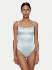 Calvin Klein Swimwear Strój kąpielowy LV00Q61120 Szary. Szare stroje kąpielowe damskie Calvin Klein Swimwear, xl, bez wzorów, z syntetyku. Za 383.99 zł.