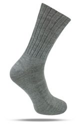Ciepłe Wełniane Skarpetki Zimowe - Kolor Szary. Szare skarpety męskie His Story, bez wzorów, z elastanu. Za 39.99 zł.