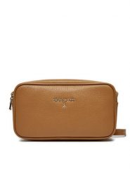 Patrizia Pepe Torebka 8B0185/L001-B800 Brązowy. Brązowe listonoszki damskie Patrizia Pepe, bez wzorów, ze skóry, bez dodatków. Za 489.99 zł.