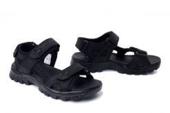 ARTIKER RELAKS 54C1299 czarny, sandały damskie. Czarne sandały damskie Artiker Relaks, bez wzorów, ze skóry, bez obcasa, bez zapięcia. Za 159.92 zł.