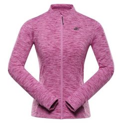 Bluza damska turystyczna szybkoschnąca Alpine Pro Golla 2. Czerwone bluzy damskie Alpine Pro, bez wzorów, bez ramiączek, bez kaptura. W wyprzedaży za 299.00 zł.