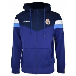 Bluza z kapturem męska Madridista legends. Białe bluzy męskie REAL MADRID, m, bez wzorów, sportowe, bez ramiączek, z kapturem. Za 289.84 zł.