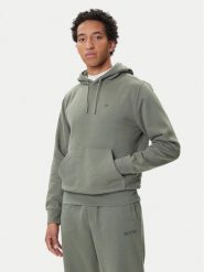 Mustang Bluza Bronson 1016966 Zielony Regular Fit. Zielone bluzy męskie Mustang, m, bez wzorów, z bawełny, bez ramiączek, bez kaptura. Za 219.99 zł.