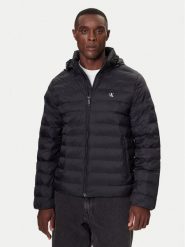 Calvin Klein Jeans Kurtka zimowa LV04RC511G Czarny Regular Fit. Czarne kurtki męskie Calvin Klein Jeans, na zimę, l, bez wzorów, z jeansu, bez kaptura. Za 799.99 zł.