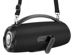 Głośnik bluetooth Hoco HA4 Surge (czarny). Czarne głośniki przenośne Hoco. Za 155.99 zł.