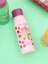 Balsam do ciała Perfecta - czerwony. Czerwone body Sinsay, bez wzorów, ze skóry. Za 29.99 zł.