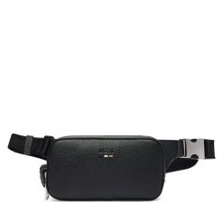 Nerka BOSS. Czarne saszetki i nerki męskie Boss, bez wzorów. Za 449.99 zł.