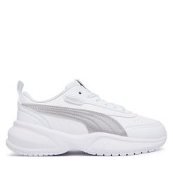 Baleriny Puma. Białe balerinki damskie Puma, bez wzorów, bez obcasa, bez zapięcia. Za 299.99 zł.