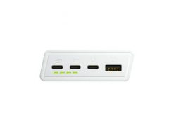 GREEN CELL POWERBANK POWERPLAY 20S BIAŁY 20000MAH 22,5W 3X USB-C PD 1X USB-A. Białe powerbanki Green Cell. Za 103.99 zł.