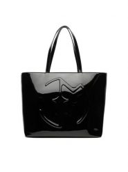 Eva Minge Torebka EO-ALISON-LDA8224-1 Czarny. Czarne shopperki damskie Eva Minge, bez wzorów, z materiału, bez dodatków. Za 239.99 zł.