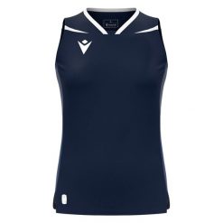 Damski tank top Macron Lily. Białe topy damskie Macron, bez wzorów, sportowe, bez kołnierzyka, bez ramiączek. Za 246.50 zł.