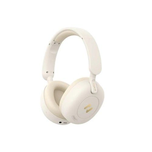 Słuchawki Bluetooth HAVIT H655BT PRO (beżowe). Brązowe słuchawki bezprzewodowe Havit. Za 224.99 zł.