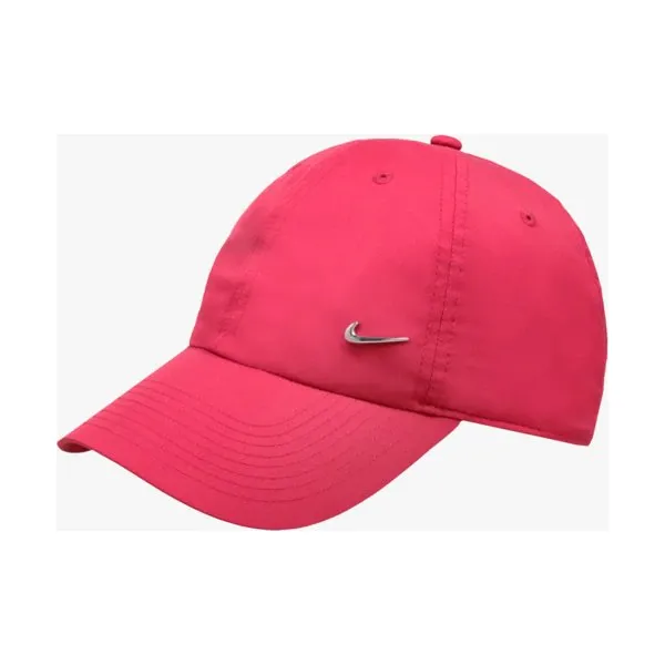 Nike Czapka U Nk H86 Cap Nk Metal Swoosh , czerwony, rozmiar ONE SIZE. Czerwone czapki damskie Nike, bez wzorów, z materiału, klasyczne. W wyprzedaży za 49.99 zł.