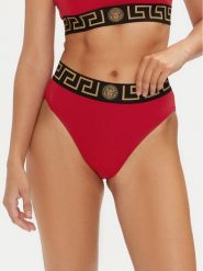 Versace Figi klasyczne z wysokim stanem AUD01050 1A10011 Czerwony. Czerwone majtki damskie Versace, z bawełny. Za 189.99 zł.