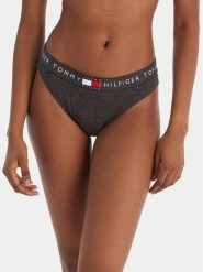 Tommy Hilfiger Figi klasyczne UW0UW06225 Szary. Szare majtki damskie Tommy Hilfiger, z bawełny. Za 109.99 zł.